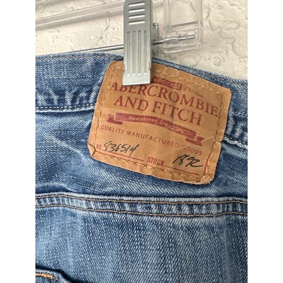 Vintage Abercrombie & Fitch - Handcrafted - Distressed Slim Low Rise Jeans-32x32 - Picture 9 of 16
